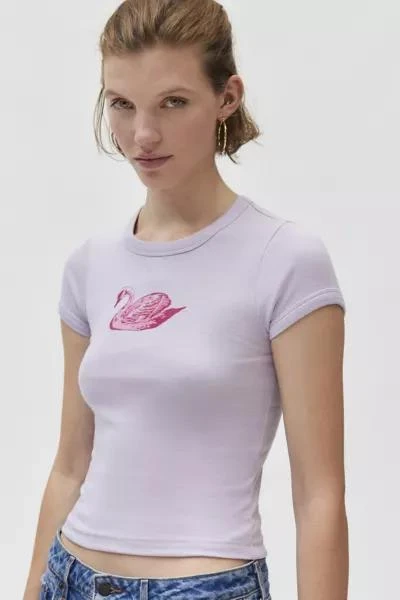 Kimchi Blue Kimchi Blue Swan Too Perfect Baby Tee 1