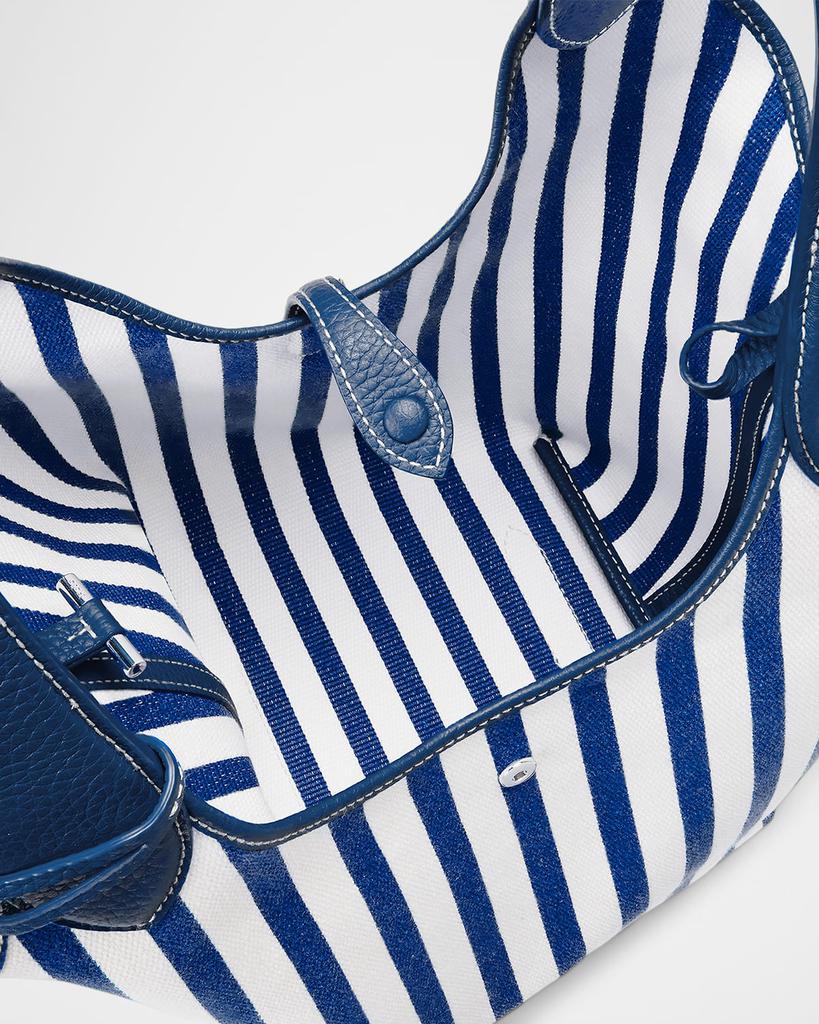 Ralph Lauren Polo Play Striped Canvas Tote Bag - Women's