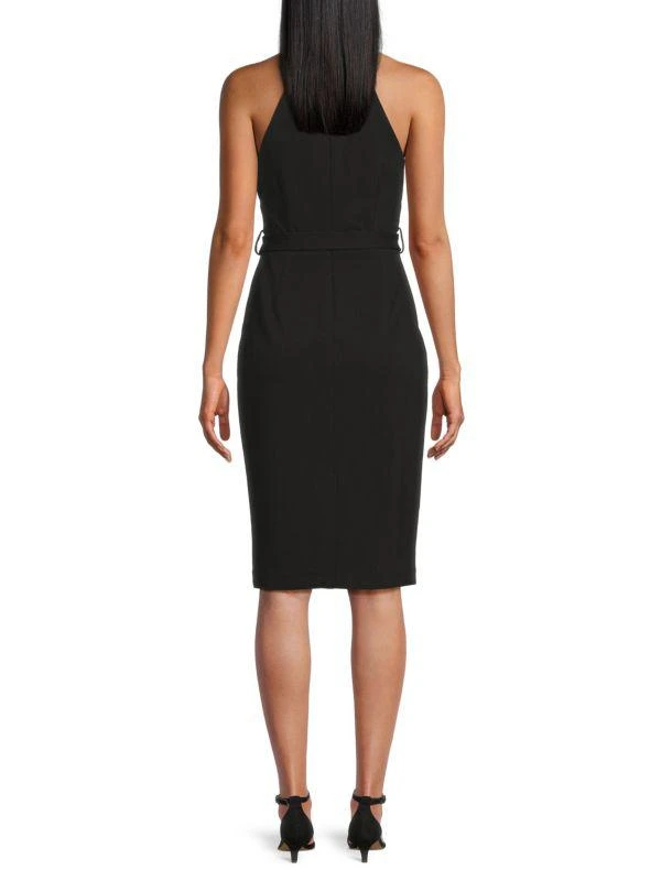 Calvin Klein Asymmetric Halter Midi Dress 2