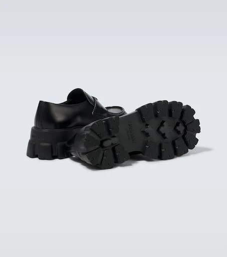 Prada Monolith leather loafers 7