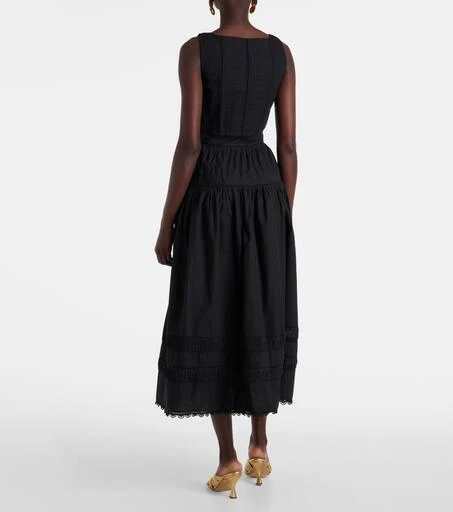 Ulla Johnson Isadora cotton poplin bustier dress 3
