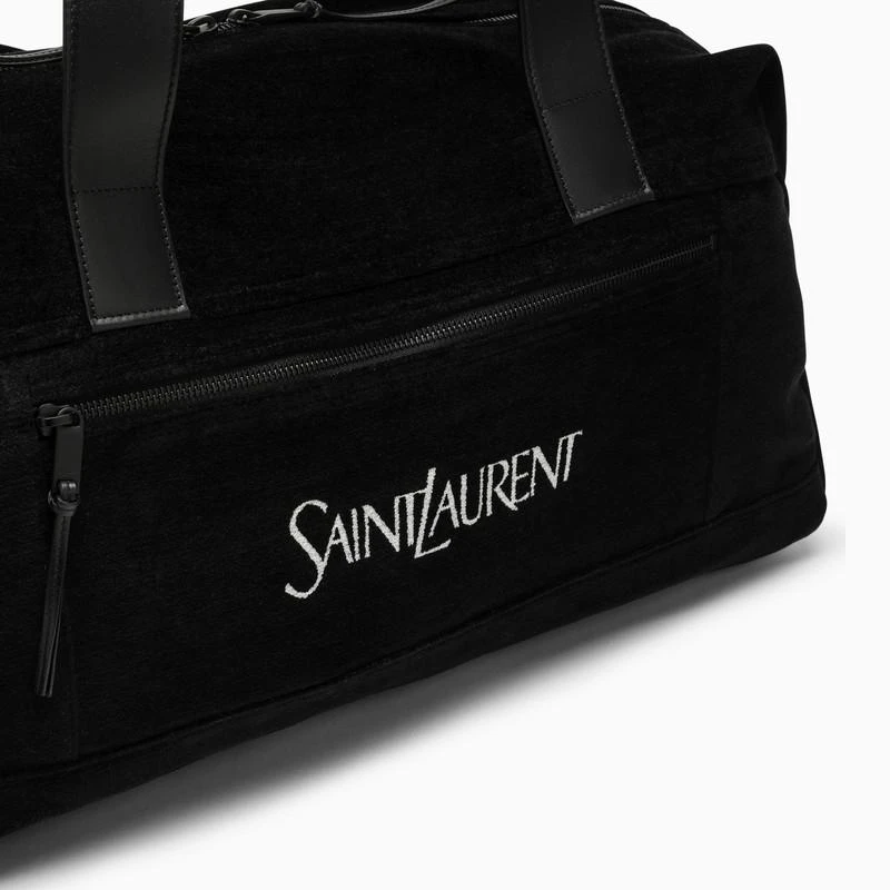 Yves Saint Laurent Black duffle bag with logo 6