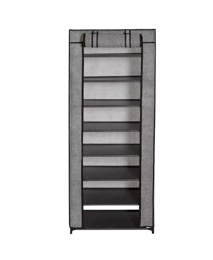 Simplify 8 Tier Shoe Organizer with Cover 1