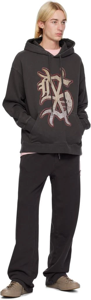 Ksubi Black Dug Out Biggie Hoodie 4