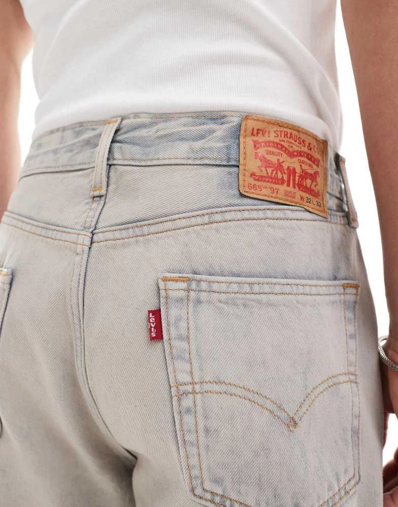 Levi's Levi's 565 '97 loose straight fit jeans in grey 4