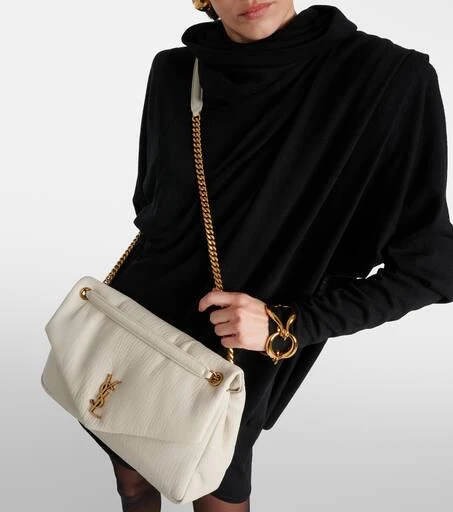 Yves Saint Laurent Calypso Large leather shoulder bag 7