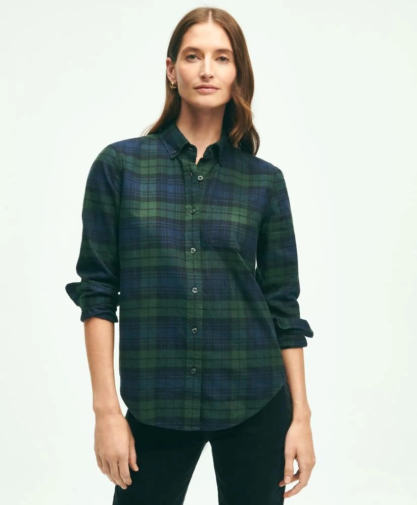 Brooks Brothers Classic Fit Cotton Flannel Shirt 1