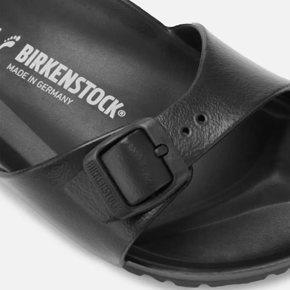 Birkenstock BIRKENSTOCK WOMEN'S MADRID SLIM FIT EVA SINGLE STRAP SANDALS - BLACK 4
