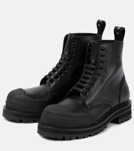 Marni Dada leather combat boots 5