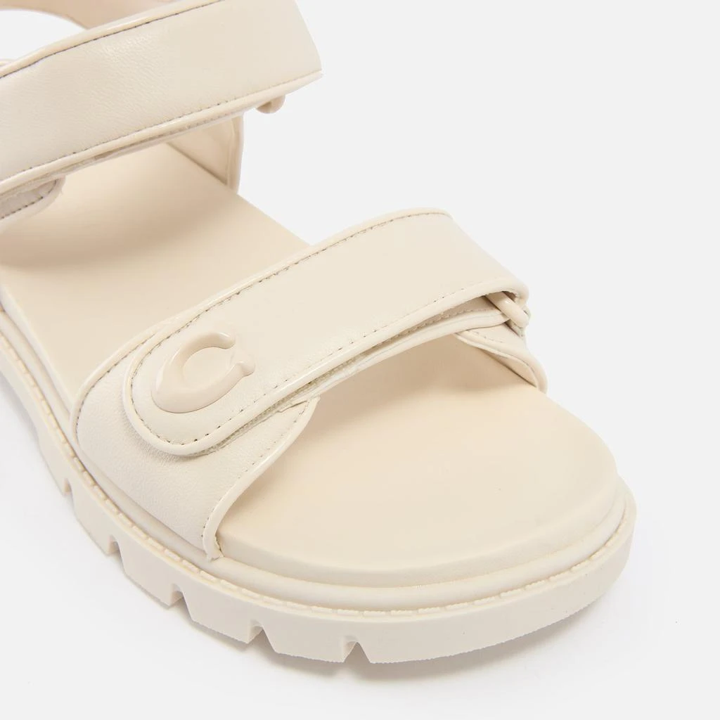 Coach Coach Women's Brynn Leather Sandals 4