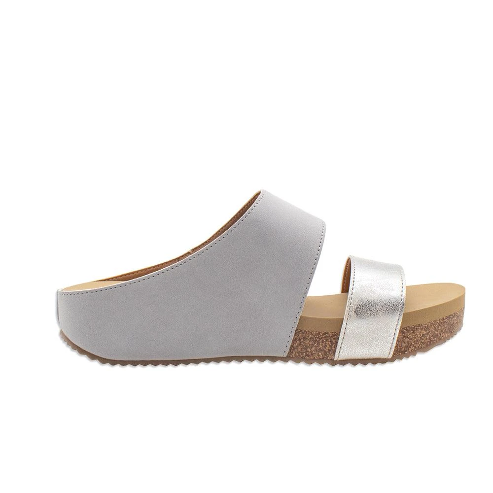 VOLATILE Campfire Metallic Slide Sandals 1