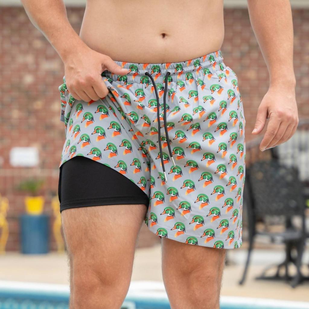 Old South Apparel Old South Apparel - Wood Duck Head Lined Swim Trunks