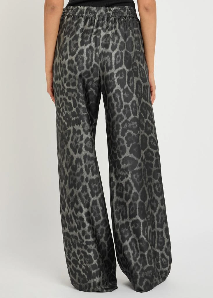 Stella McCartney Leopard-print silk trousers 3
