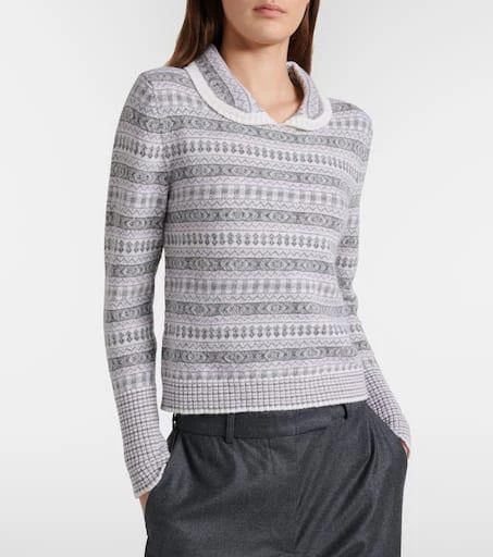 Thom Browne Fair Isle wool-blend jacquard sweater 3