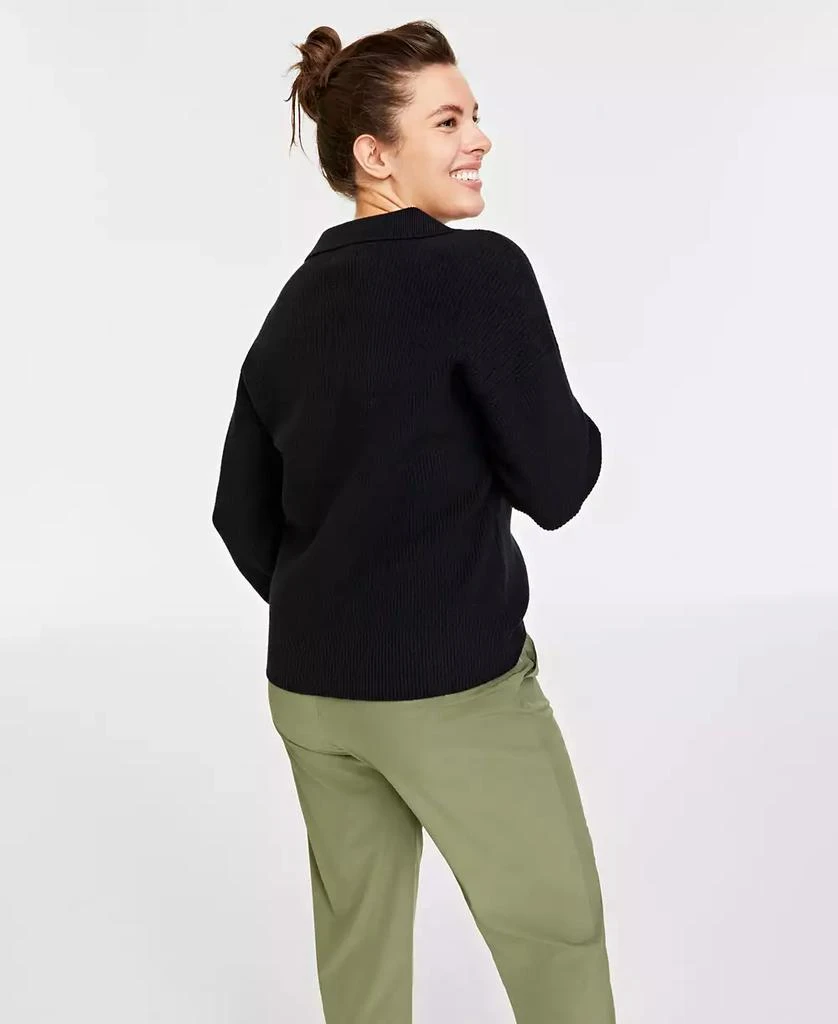 On 34th Women's Collared V-Neck Sweater, Created for Macy's 2