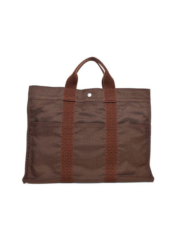 Hermes Textured Canvas Tote