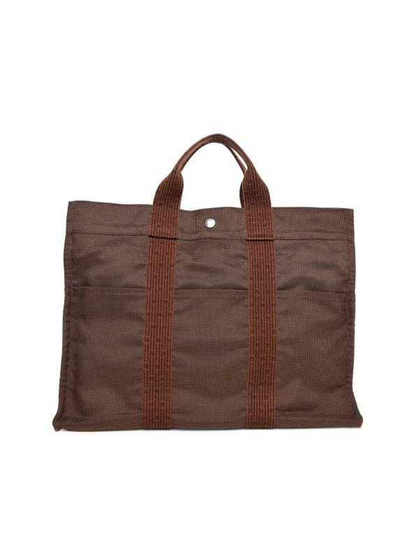 HERMÈS Textured Canvas Tote 1