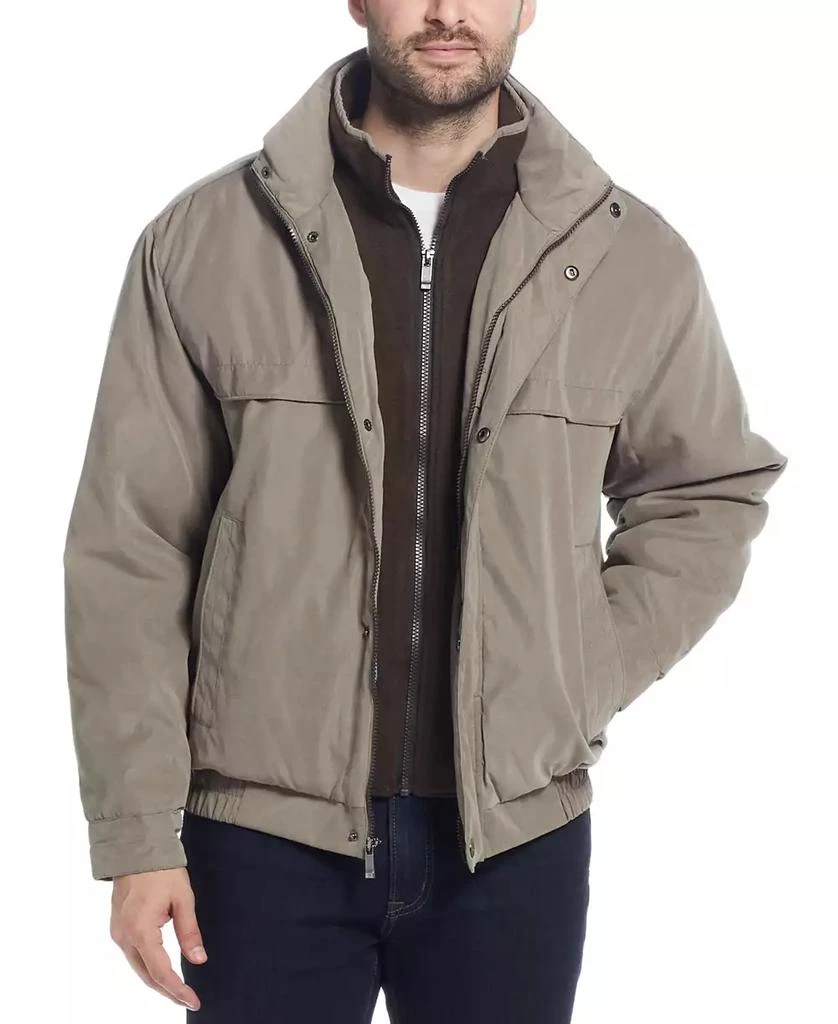 Weatherproof Men's Microfiber Poly Filled Bomber Jacket 3
