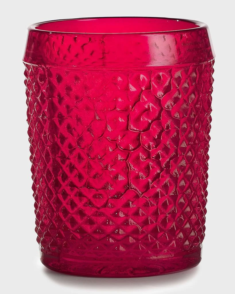 Vista Alegre Bicos Red Lowball Glass