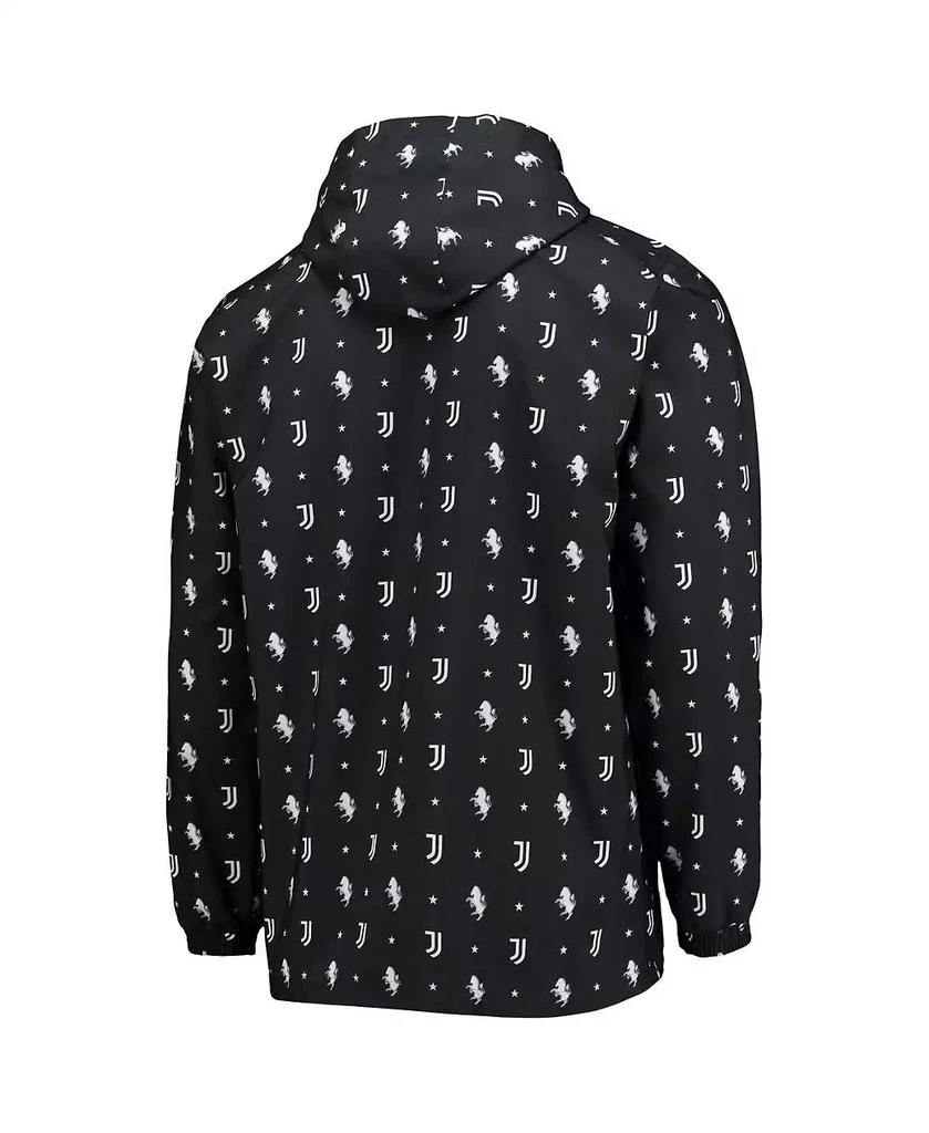 Adidas Men's Black Juventus AEROREADY Full-Zip Hoodie Windbreaker Jacket 3