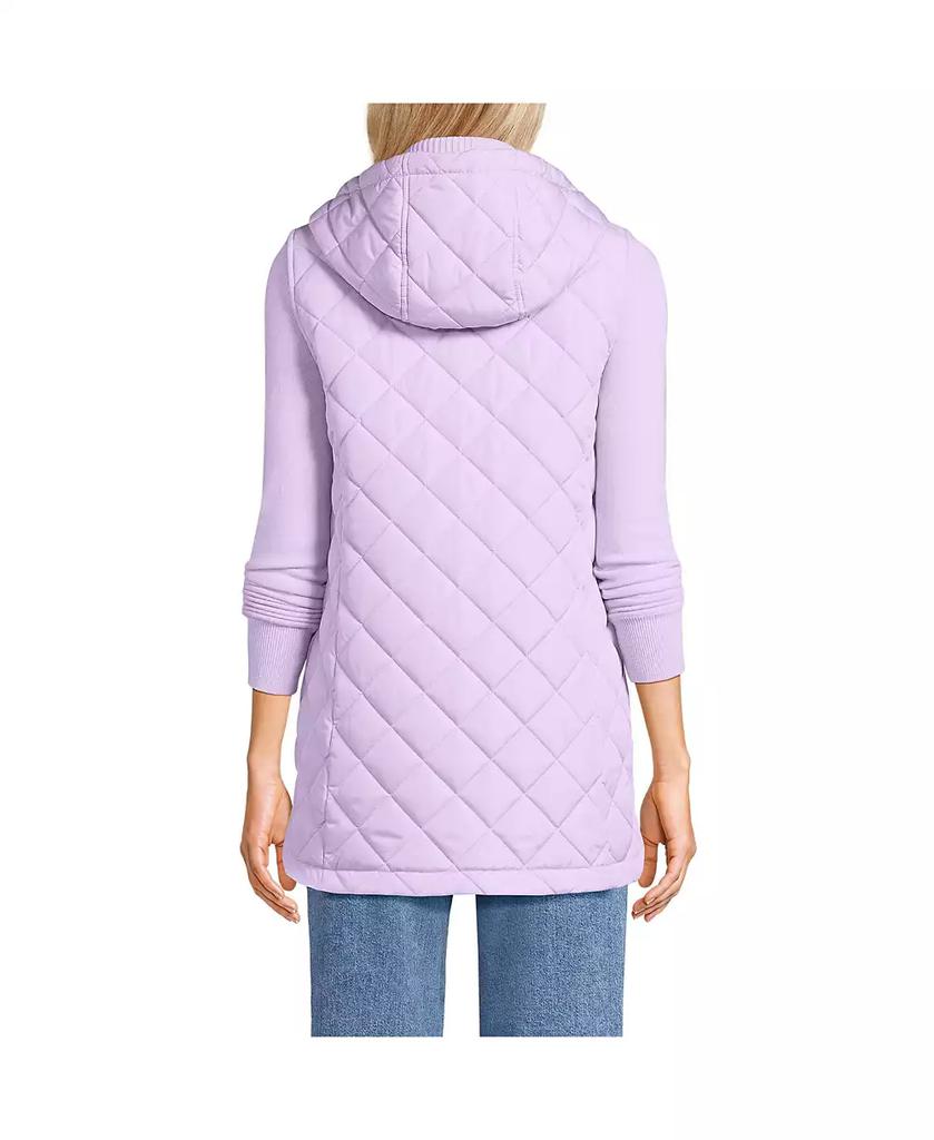 Lands' End Women's Petite FeatherFree Insulated Hooded Vest