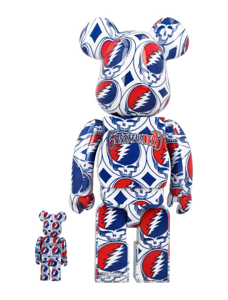 Medicom Medicom Toy Grateful Dead Steal Your Face 100% + 400% Be@rbrick Set