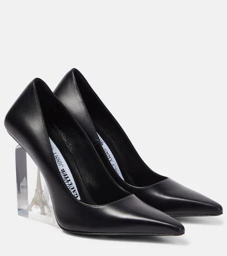 Jimmy Choo x Jean Paul Gaultier leather wedge pumps 1