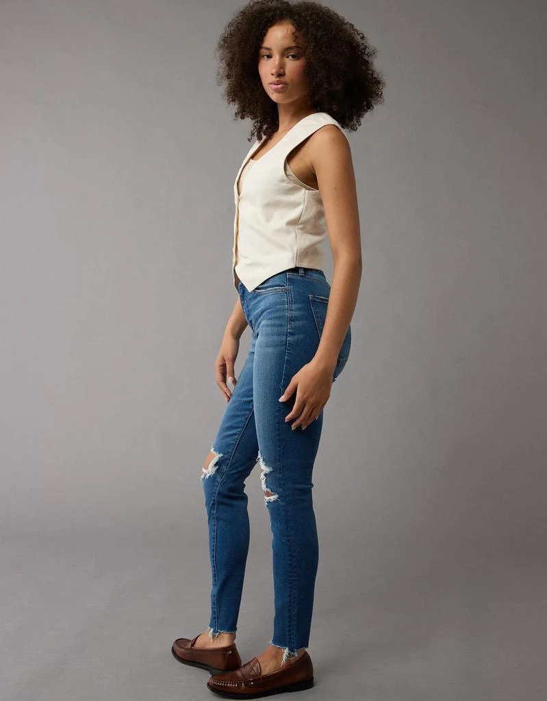 AE AE Next Level Curvy Ripped High-Waisted Jegging 5