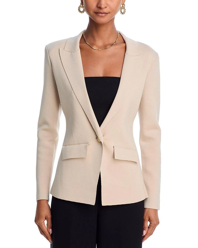 L'Agence Chamberlain Knit Blazer 1
