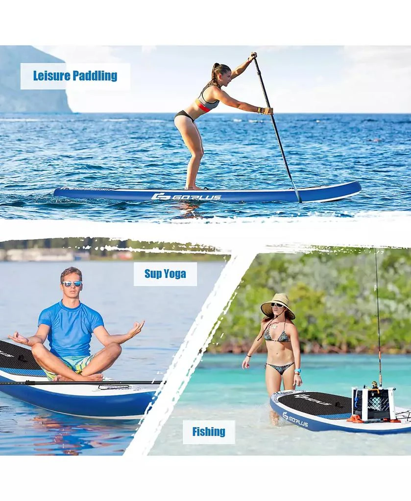 Costway 1 pcs 10.5  Inflatable Stand Up Paddle Board SUP Surfboard 7