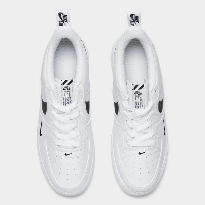 NIKE Big Kids' Nike Air Force 1 LV8 Glow Swoosh Casual Shoes 9