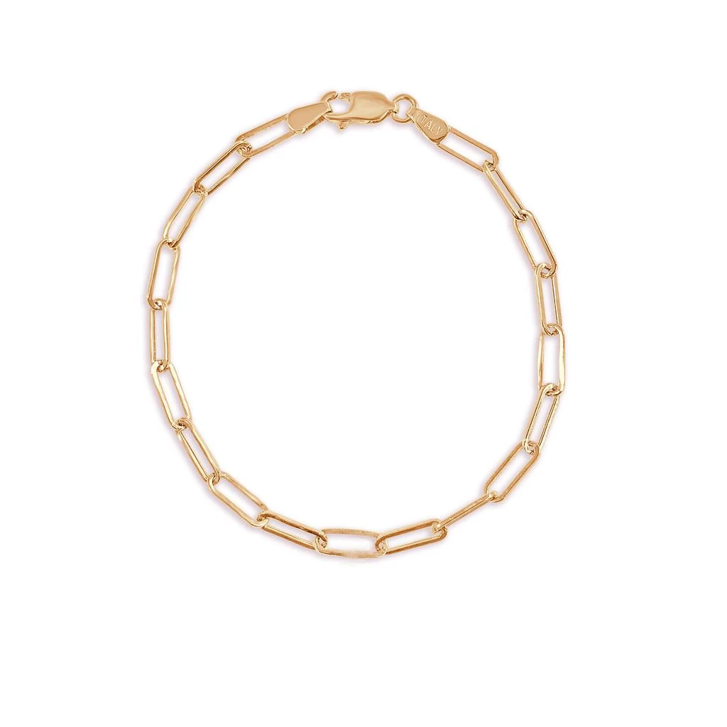 Sabrina Designs 14k Gold Paperclip Link Bracelet 1