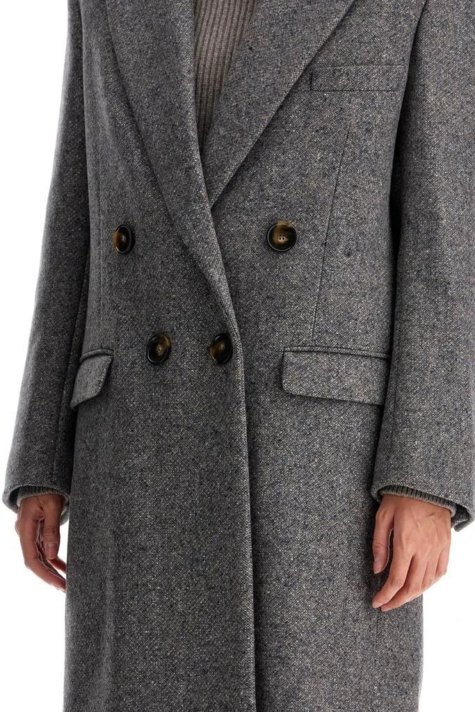 Stella McCartney maxi tweed coat in 4