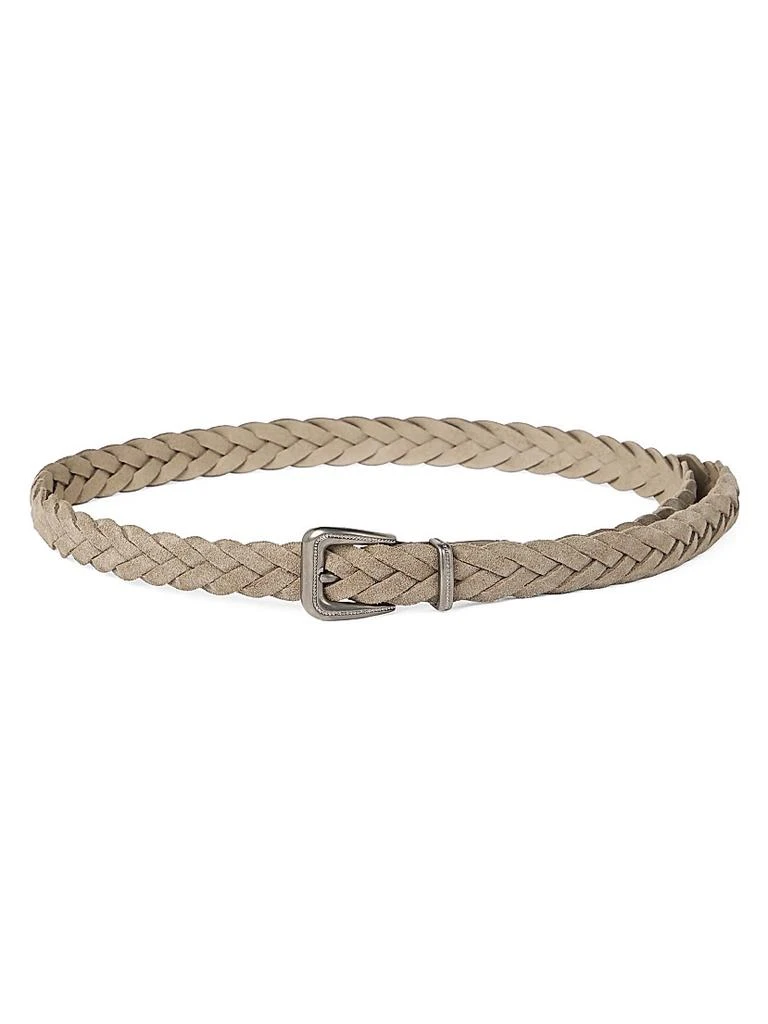 Brunello Cucinelli Techno Raffia Belt with Shiny Loop  display picture 2