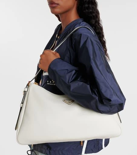 Prada Prada Aimée Large leather shoulder bag 2