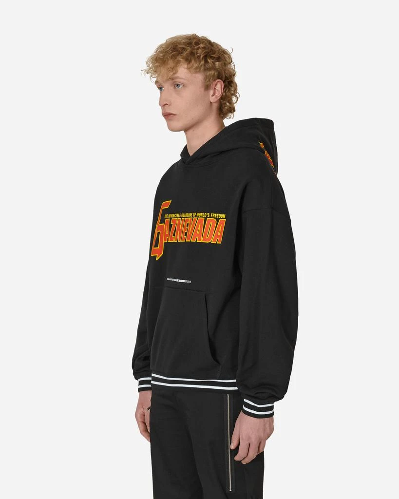 Slam Jam Gaznevada Graphic Hooded Sweatshirt Black 2
