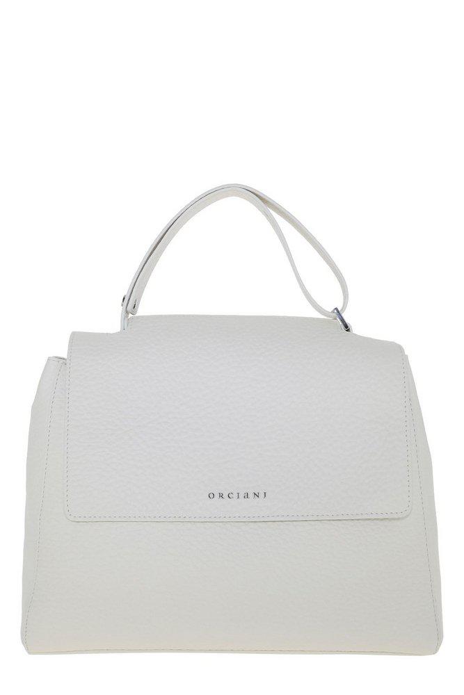 ORCIANI Orciani Sveva Logo Lettering Medium Shoulder Bag