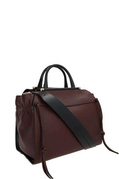 Chloé Chloé Large Logo Debossed Tote Bag 3