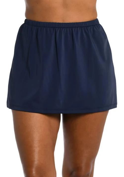 Maxine of Hollywood Of Hollywood Swim Solid Powernet Skirt 1