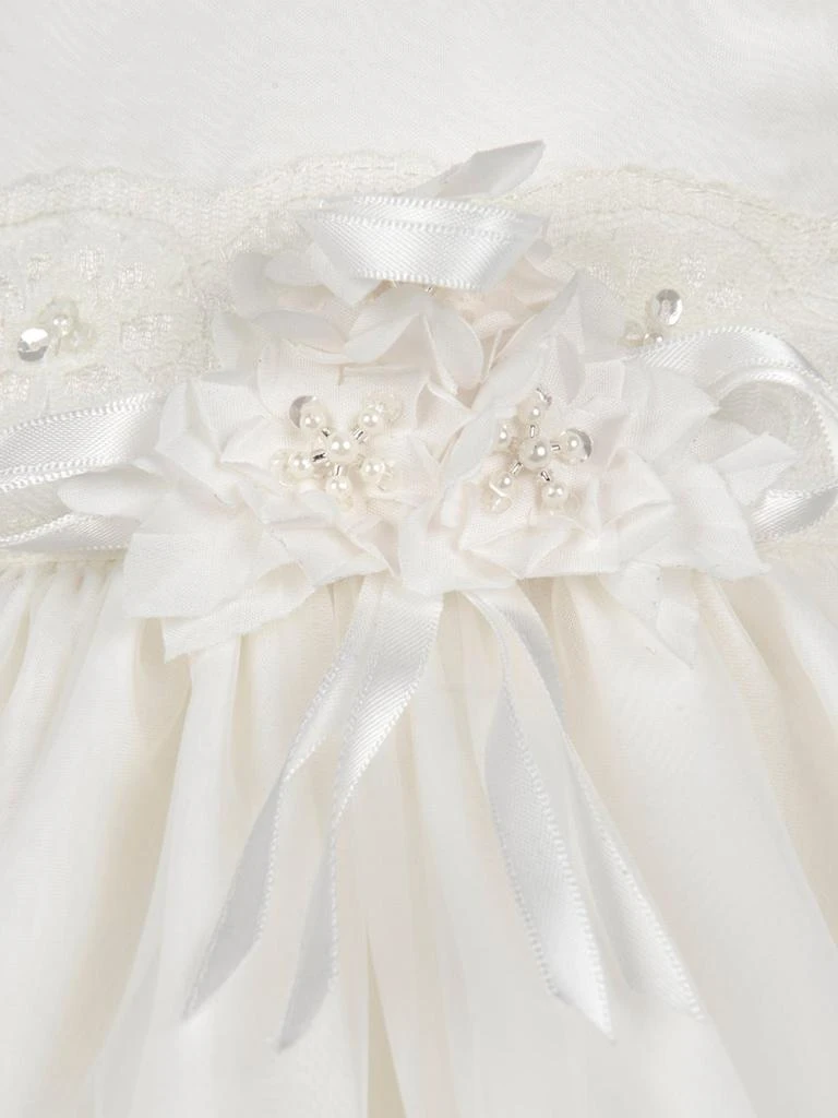 Sarah Louise Sarah Louise Girls Dress - Organza & Lace Trim Ceremonial Dress 3