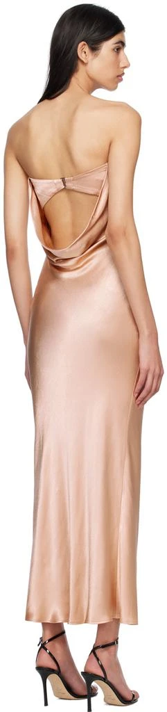 Bec & Bridge Gold Moon Dance Strapless Midi Dress 3