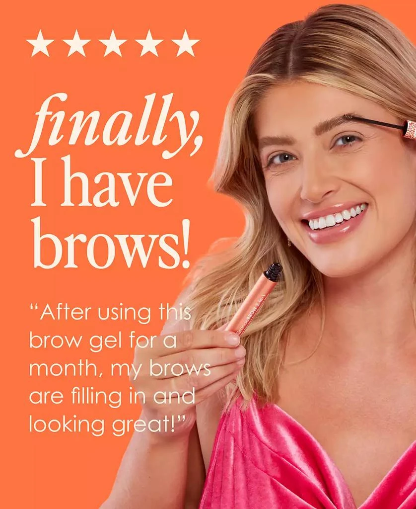 Grande Cosmetics Travel-Size GrandeBROW 2-In-1 Tinted Brow Gel + Brow Enhancing Serum, 0.02 oz. 13