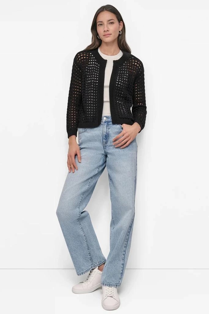 DKNY OPEN STITCH CARDIGAN 5