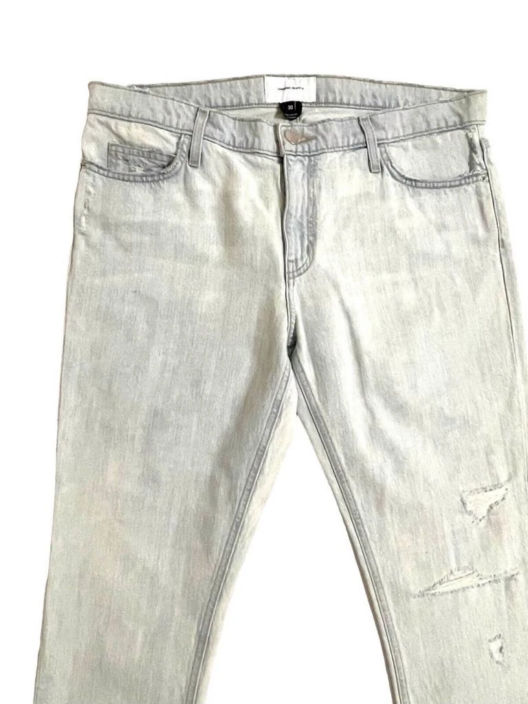 Current Elliott Current/Elliott - Women's Cropped Straight Leg Destroy Ankle Denim Jeans 3