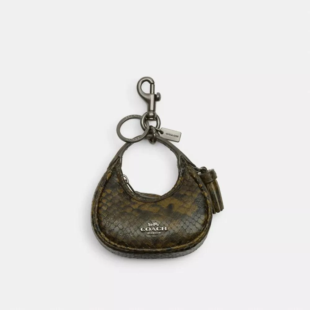 Coach Carmen Bag Charm With Snake Print