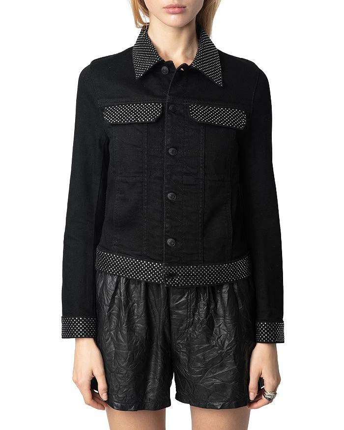 ZADIG 
VOLTAIRE Kioky Studded Denim Shirt