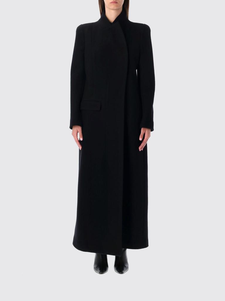 Black Minimal Slim Drella Coat – On Sale Now with Up to 78% Off