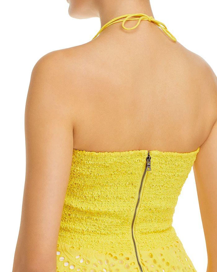 strapless open back dress Alice & Olivia