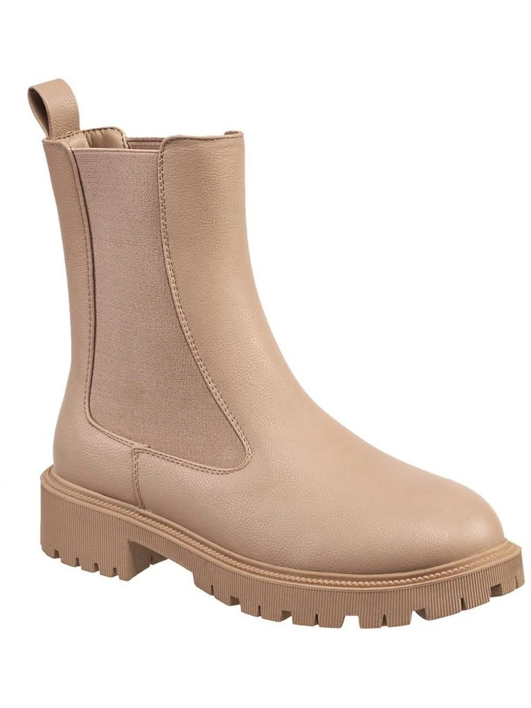 French Connection Womens Faux Leather Ankle Chelsea Boots 4