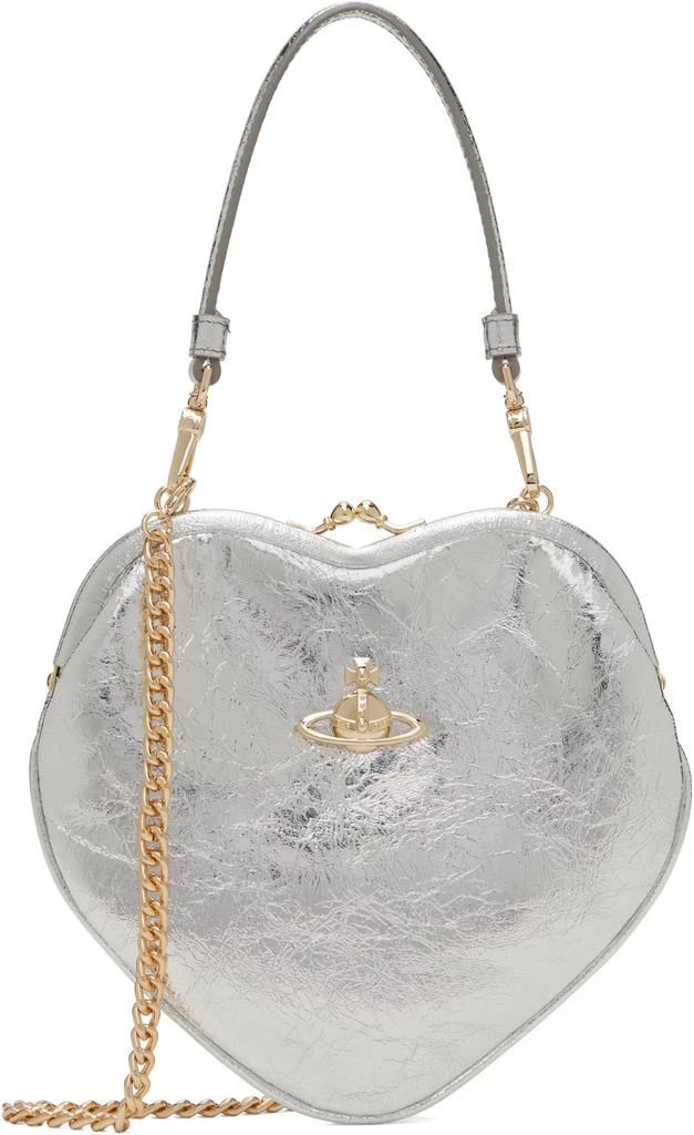 Vivienne Westwood Silver Belle Heart Frame Bag 1